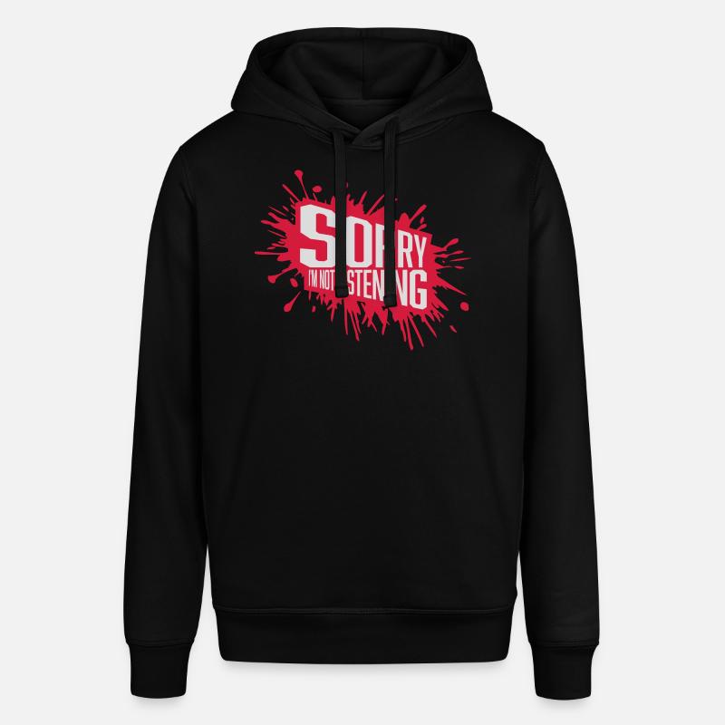 désolé de ne pas écouter - Sweat à capuche SOUNDER Stanley/Stella Unisexe - noir