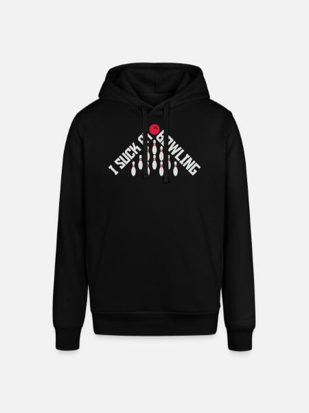 I suck at bowling - Stanley/Stella SOUNDER Unisex Hoodie - black
