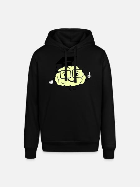 smart brain 02 - Stanley/Stella SOUNDER Unisex Hoodie - black