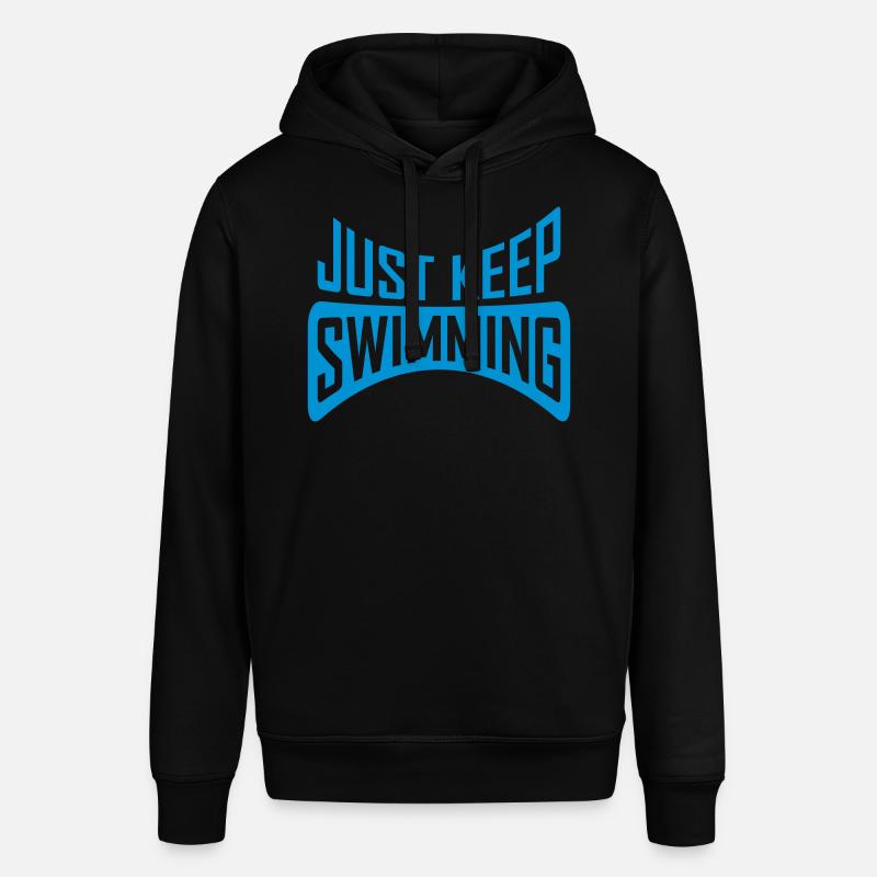 Continuez simplement à nager - Sweat à capuche SOUNDER Stanley/Stella Unisexe - noir