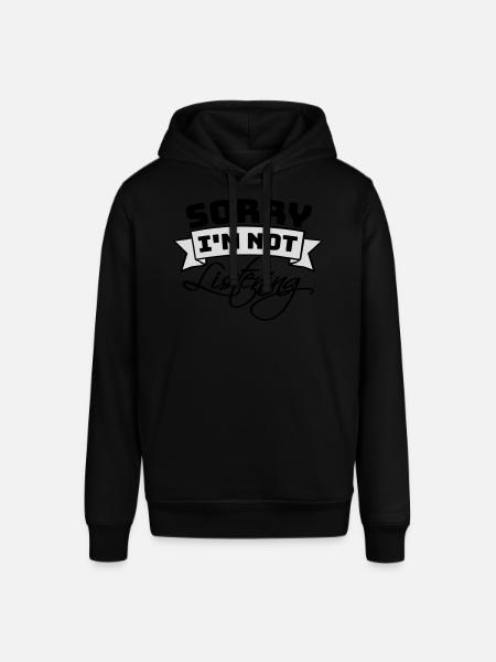 désolé de ne pas écouter - Sweat à capuche SOUNDER Stanley/Stella Unisexe - noir