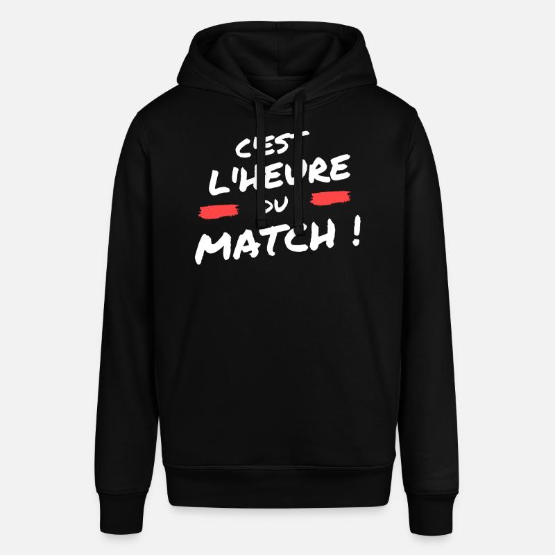 C'est l'heure du match ! - Sweat à capuche SOUNDER Stanley/Stella Unisexe - noir