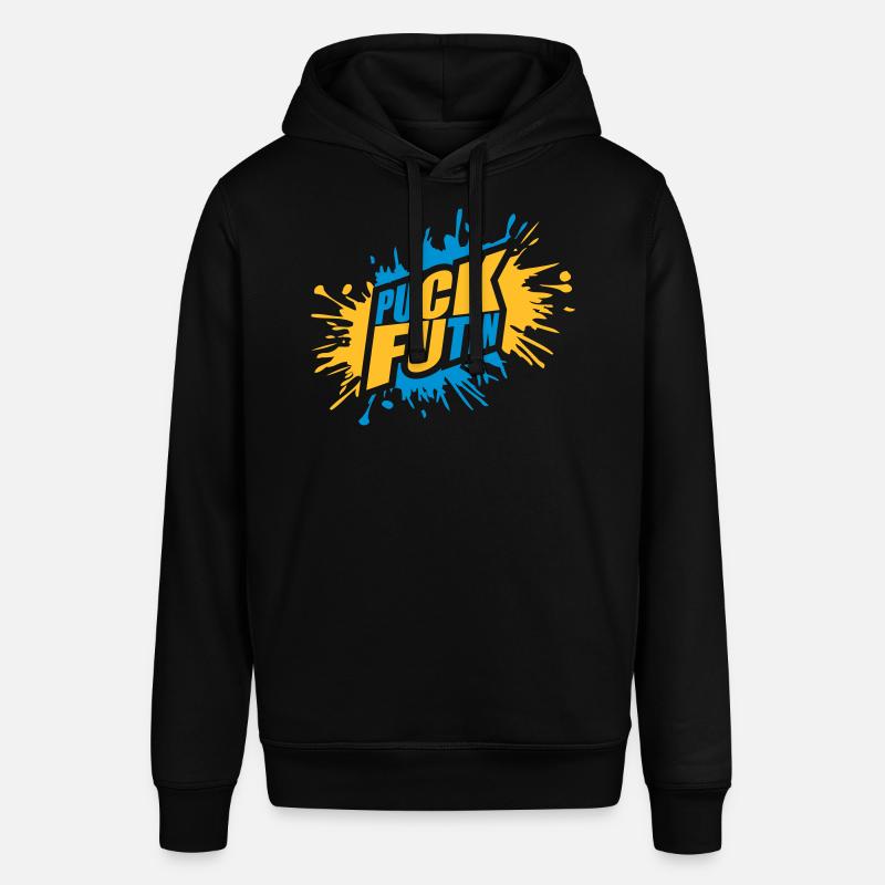 Conception du logo Puck Futin - Sweat à capuche SOUNDER Stanley/Stella Unisexe - noir