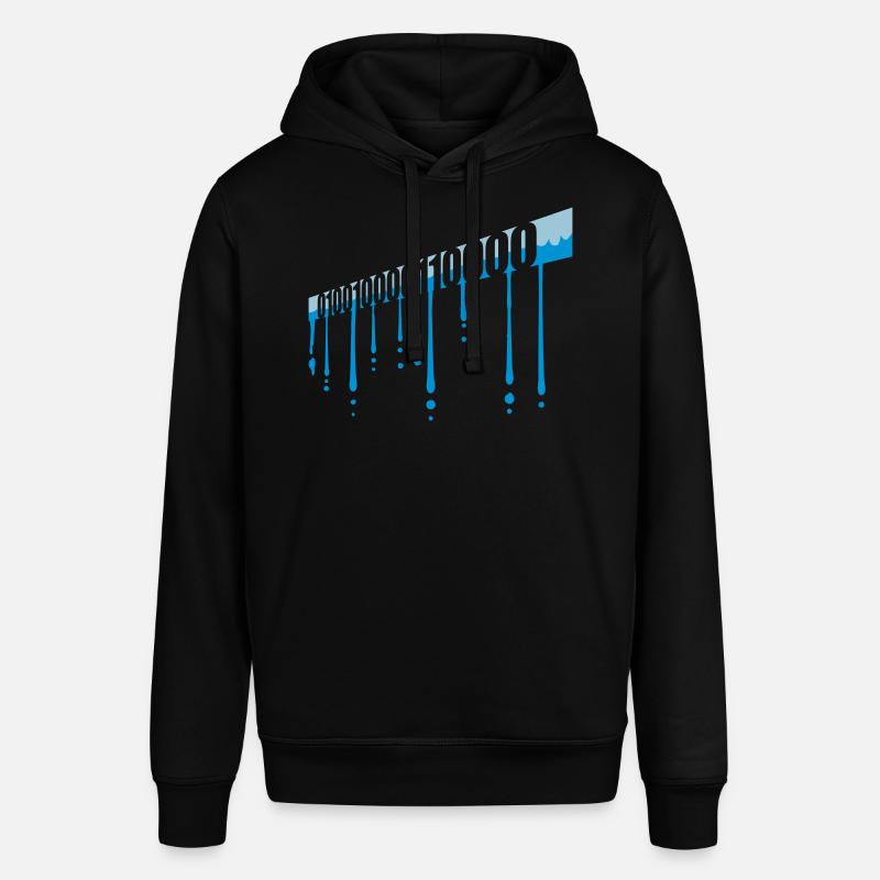 Binary Code Program Language - Stanley/Stella SOUNDER Unisex Hoodie - black