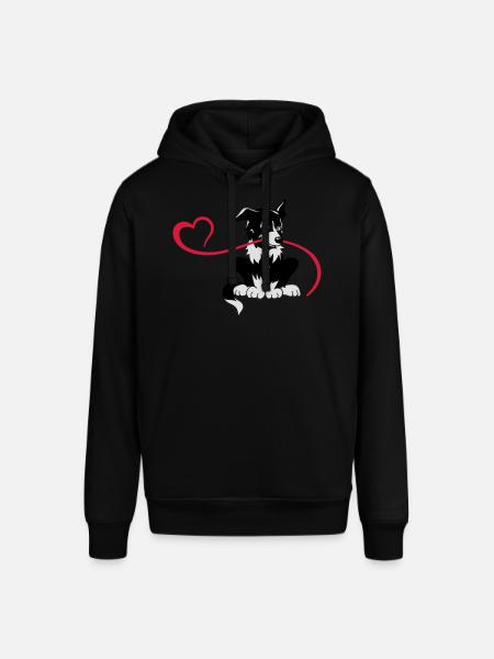 Bordercollie Love - Stanley/Stella Unisex Hoodie SOUNDER - Schwarz