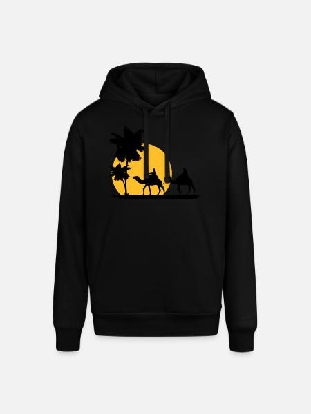 Camel - Kamel - Dromedar - Karawane - Stanley/Stella Unisex Hoodie SOUNDER - Schwarz