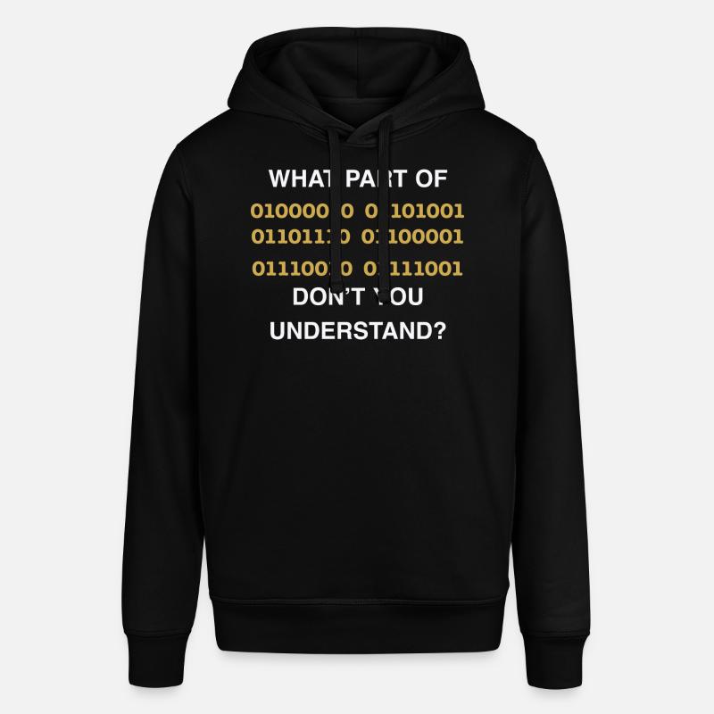 Software engineer code - Stanley/Stella SOUNDER Unisex Hoodie - black