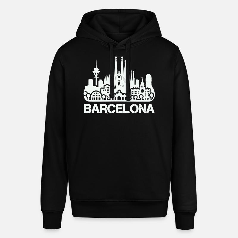 Horizon de Barcelone - Sweat à capuche SOUNDER Stanley/Stella Unisexe - noir