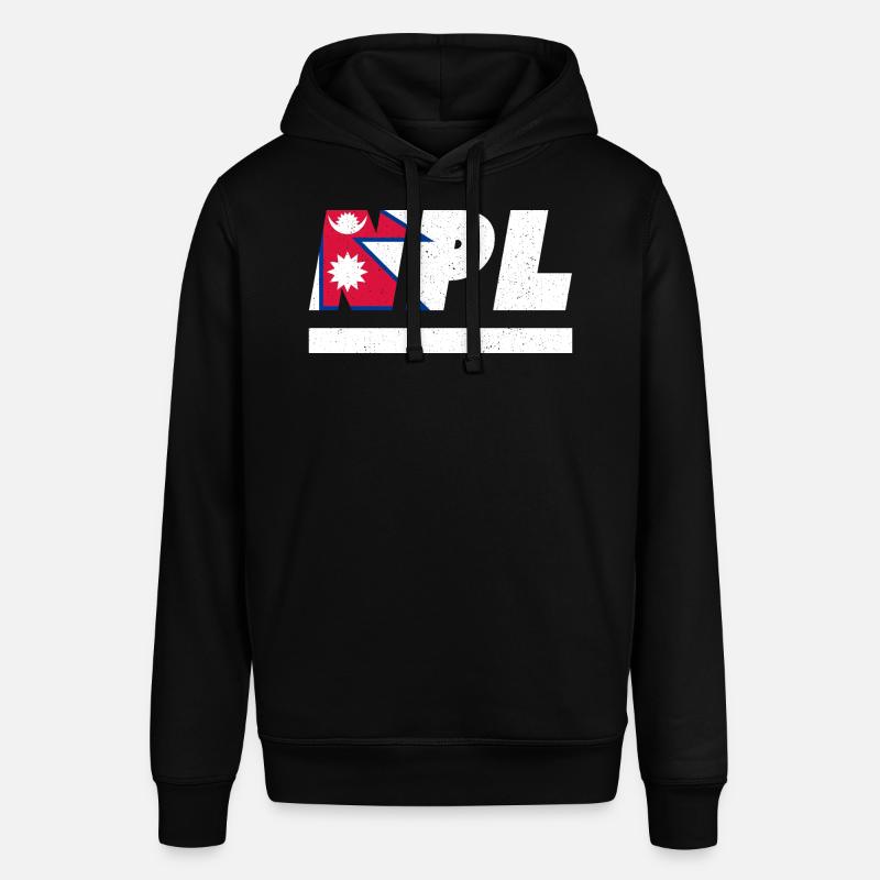 Népal drapeau drapeau NPL - Sweat à capuche SOUNDER Stanley/Stella Unisexe - noir