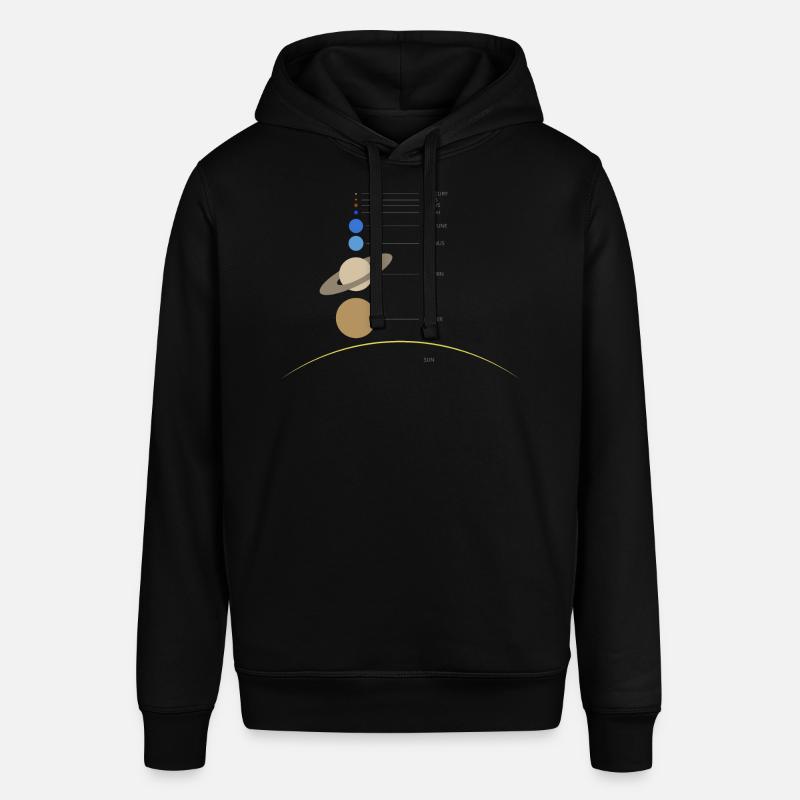 Système solaire - Sweat à capuche SOUNDER Stanley/Stella Unisexe - noir