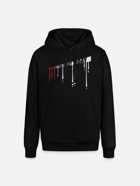 not getting ready today - Stanley/Stella SOUNDER Unisex Hoodie - black
