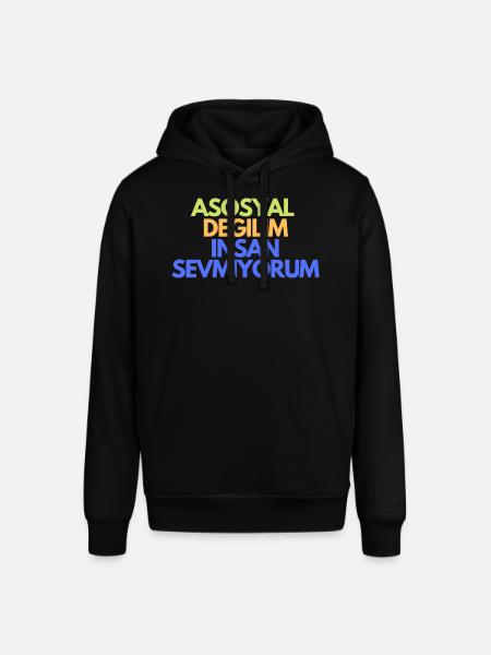 Insan Sevmiyorum Turkish - Stanley/Stella SOUNDER Unisex Hoodie - black
