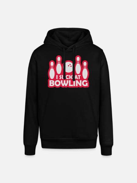 I suck at bowling - Stanley/Stella SOUNDER Unisex Hoodie - black