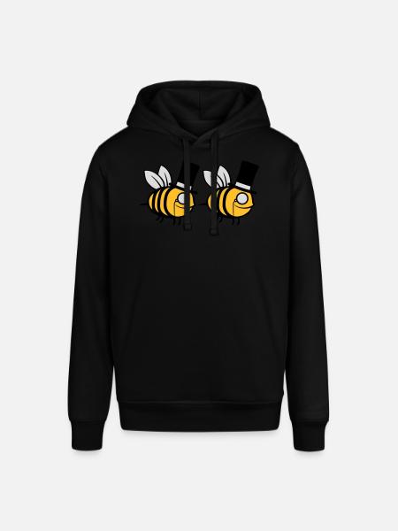 Team Cylinder Hat Bees - Stanley/Stella SOUNDER Unisex Hoodie - black