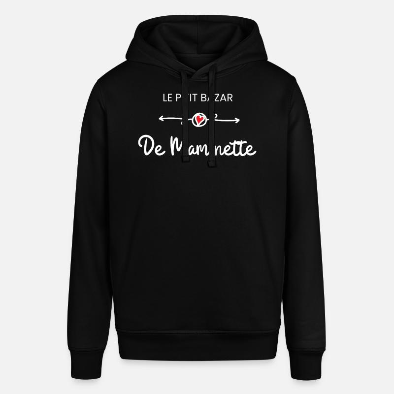 Omas kleiner Basar - Oma Geschenkidee - Stanley/Stella Unisex Hoodie SOUNDER - Schwarz