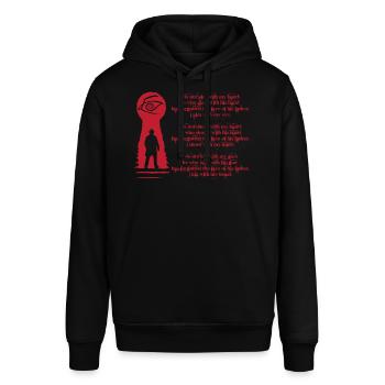 roland's song - Stanley/Stella SOUNDER Unisex Hoodie - black - Front - Alina (178cm) & Michal (187cm)