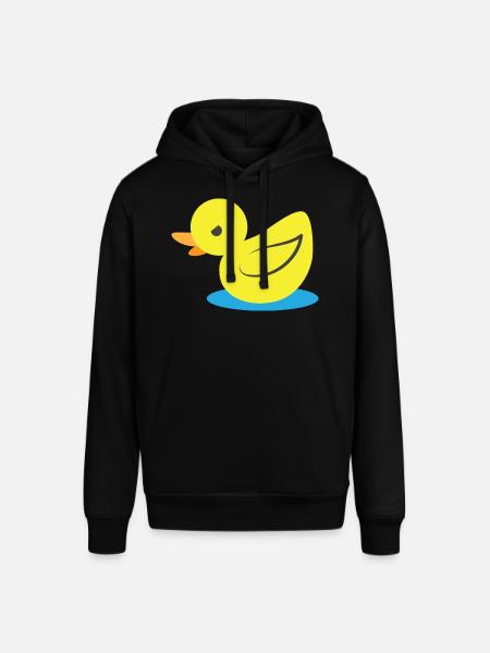Little angry yellow duck - Stanley/Stella SOUNDER Unisex Hoodie - black