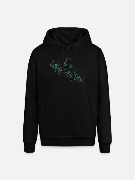Écouteurs techniques HiFi Illustration - Sweat à capuche SOUNDER Stanley/Stella Unisexe - noir