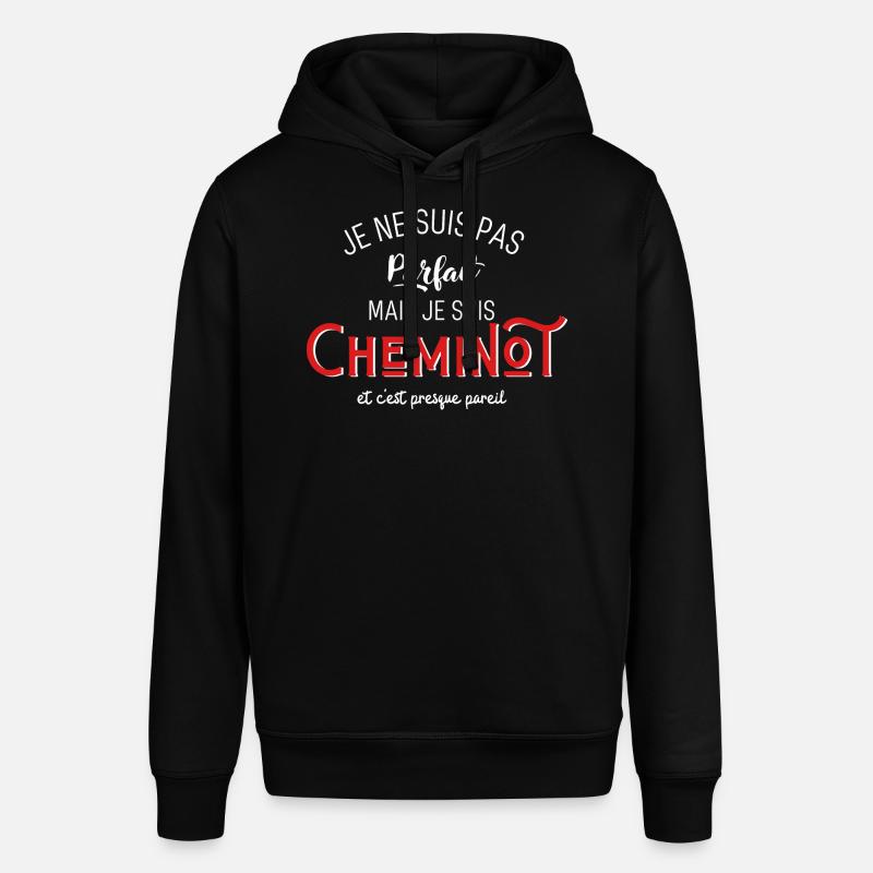 pas parfait mais cheminot - Sweat à capuche SOUNDER Stanley/Stella Unisexe - noir