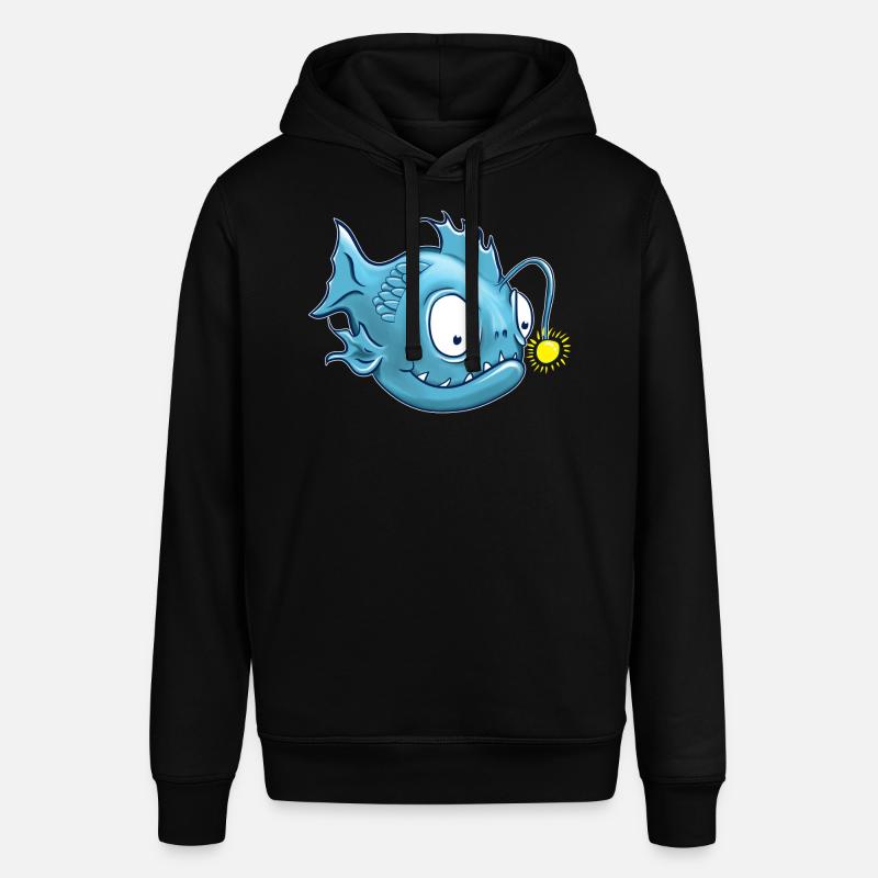 Laternenfisch oder auch Anglerfisch - Stanley/Stella Unisex Hoodie SOUNDER - Schwarz