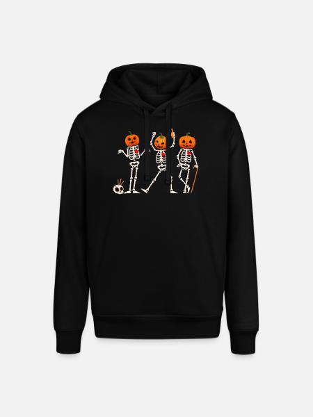 Halloween Skelette - Stanley/Stella Unisex Hoodie SOUNDER - Schwarz