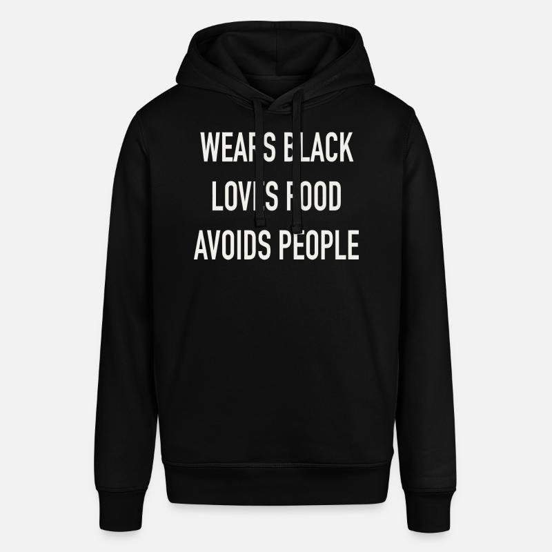 Porte du noir - Sweat à capuche SOUNDER Stanley/Stella Unisexe - noir