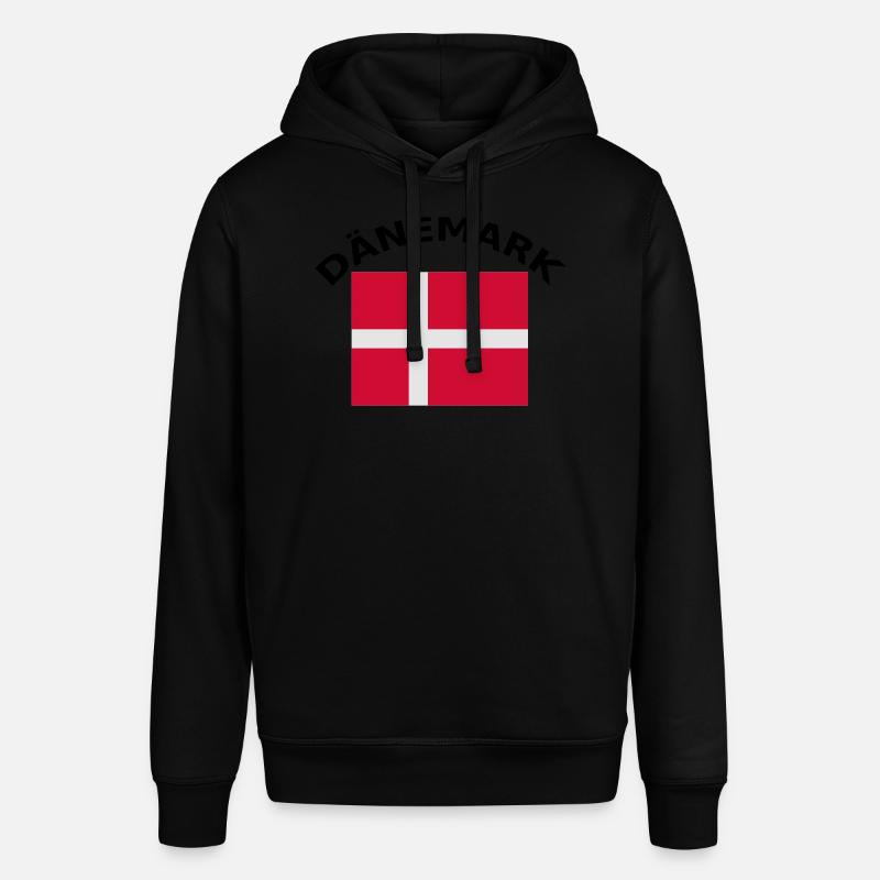 Danemark, Danemark, drapeau, drapeau - Sweat à capuche SOUNDER Stanley/Stella Unisexe - noir