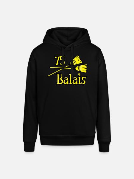 75 years brooms - Stanley/Stella SOUNDER Unisex Hoodie - black