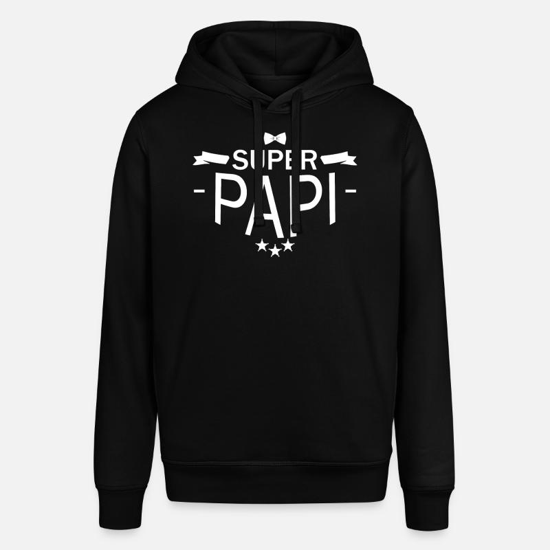 super papi - super papy - Sweat à capuche SOUNDER Stanley/Stella Unisexe - noir