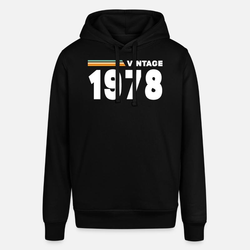 Millésime 1978 - Sweat à capuche SOUNDER Stanley/Stella Unisexe - noir