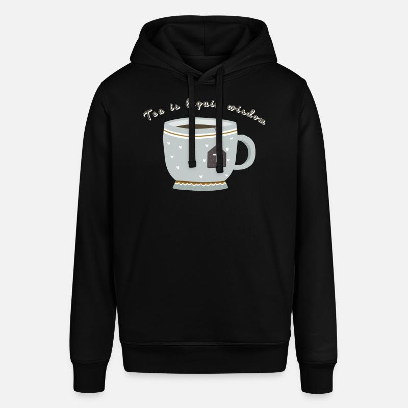 Il tè è saggezza liquida - Felpa con cappuccio unisex SOUNDER di Stanley/Stella - nero