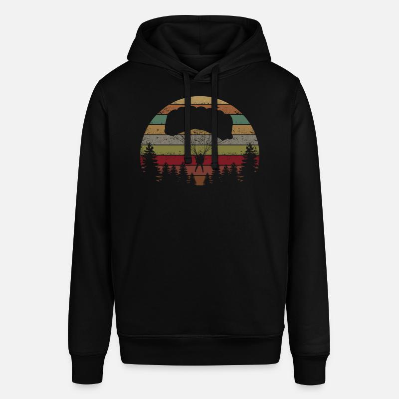 Skydive Evolution: Fallschirmspringer Design - Stanley/Stella Unisex Hoodie SOUNDER - Schwarz