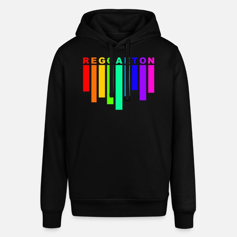 reggaeton rainbow - Sweat à capuche SOUNDER Stanley/Stella Unisexe - noir