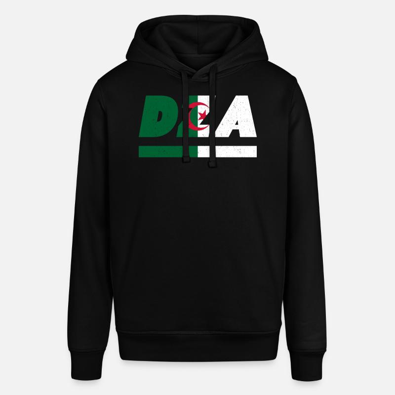 Drapeau de l’Algérie Drapeau DZA - Sweat à capuche SOUNDER Stanley/Stella Unisexe - noir