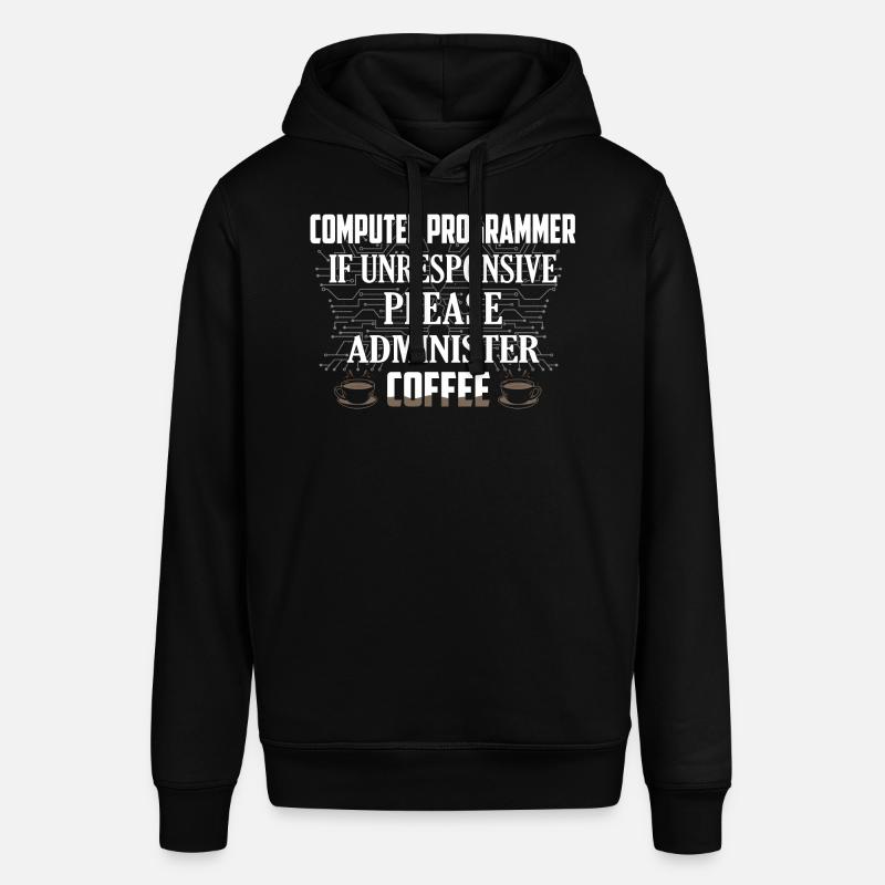 Computer Programmer Coding Software - Stanley/Stella SOUNDER Unisex Hoodie - black