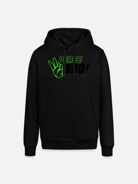 peace bro 02 - Stanley/Stella SOUNDER Unisex Hoodie - black
