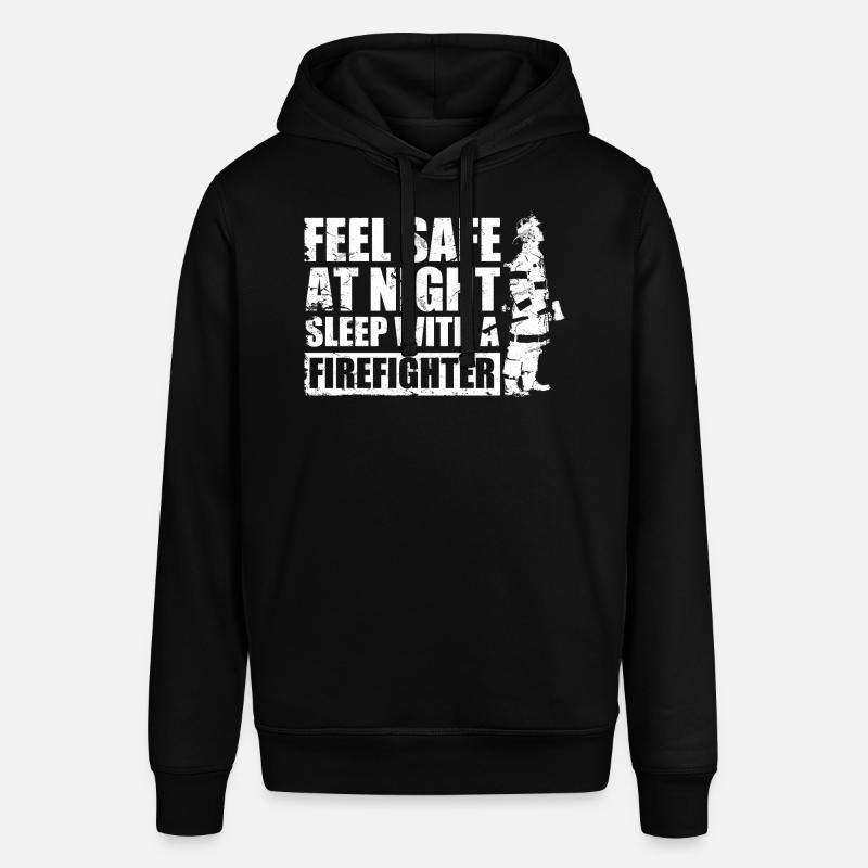 Safe With Firefighter - Sweat à capuche SOUNDER Stanley/Stella Unisexe - noir