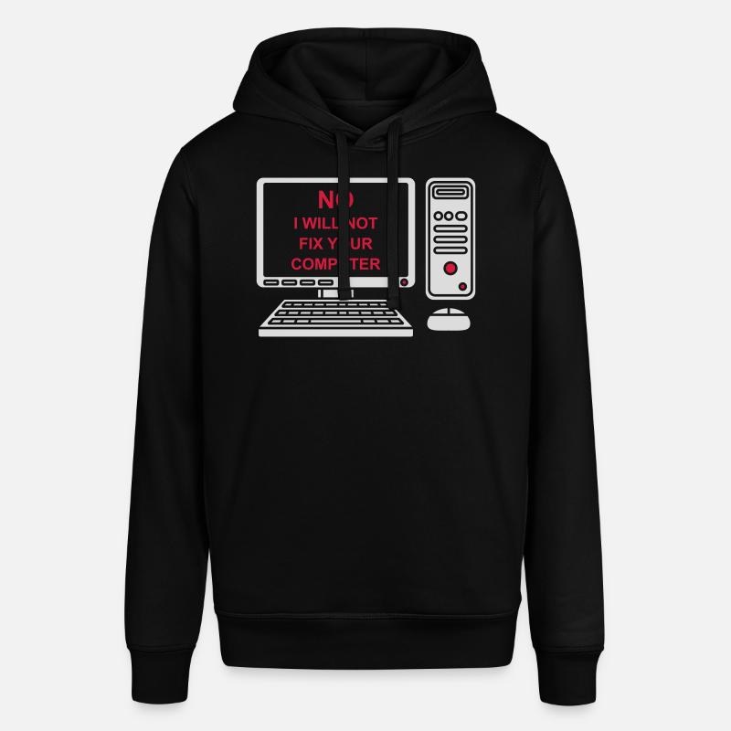 not fix your computer - Stanley/Stella Unisex Hoodie SOUNDER - Schwarz