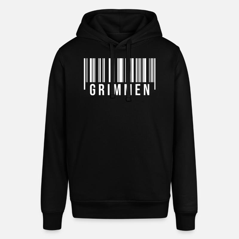 Grimmen Strichcode - Stanley/Stella Unisex Hoodie SOUNDER - Schwarz