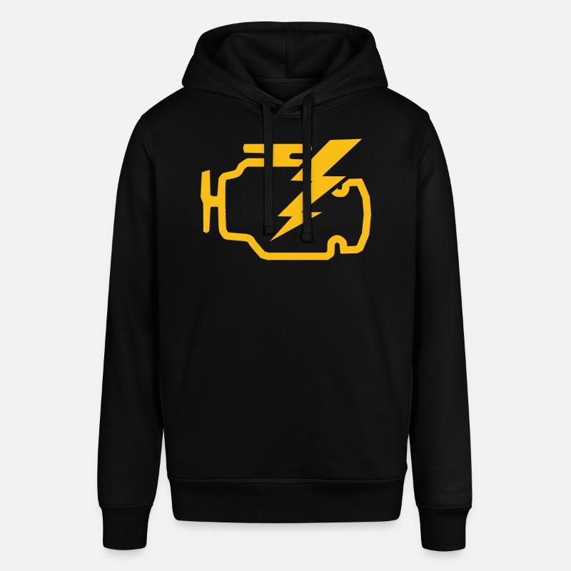 check engine light Zeichen Geschenkidee - Stanley/Stella Unisex Hoodie SOUNDER - Schwarz