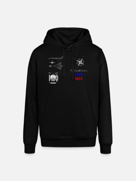 Aviation since 1922 supersonic flight instrument - Stanley/Stella SOUNDER Unisex Hoodie - black