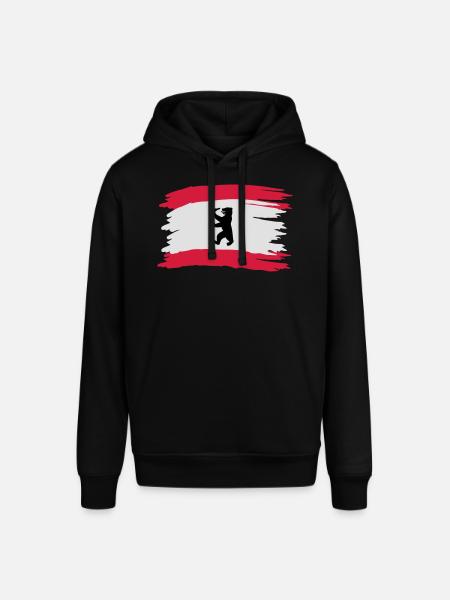 Berlin - Bierlin Flagge - Stanley/Stella Unisex Hoodie SOUNDER - Schwarz