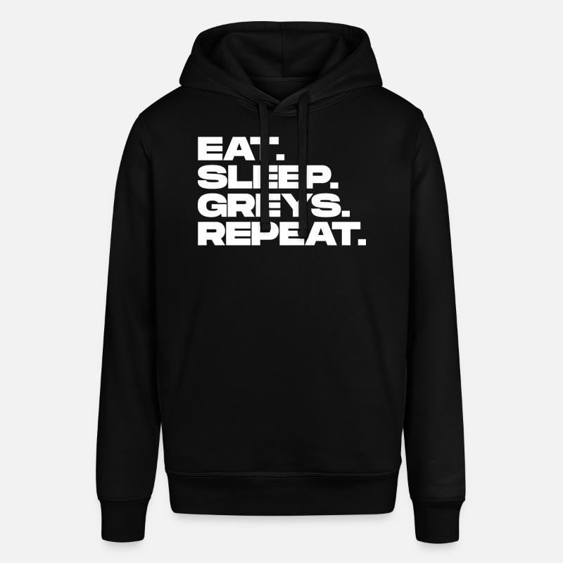Eat Sleep Greys Répéter - Sweat à capuche SOUNDER Stanley/Stella Unisexe - noir