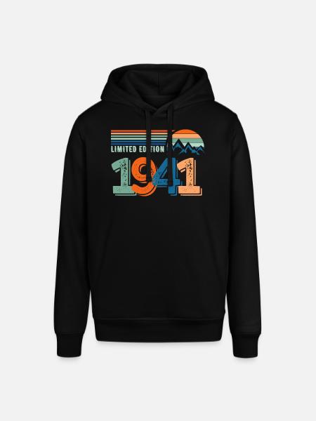 Limitierte Auflage 1941 - Stanley/Stella Unisex Hoodie SOUNDER - Schwarz