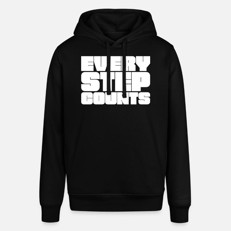 Chaque pas compte - Sweat à capuche SOUNDER Stanley/Stella Unisexe - noir