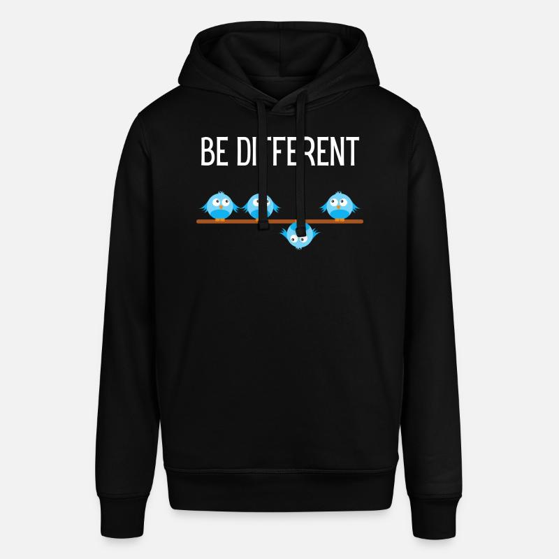 Be different Vogel Birds - Sweat à capuche SOUNDER Stanley/Stella Unisexe - noir