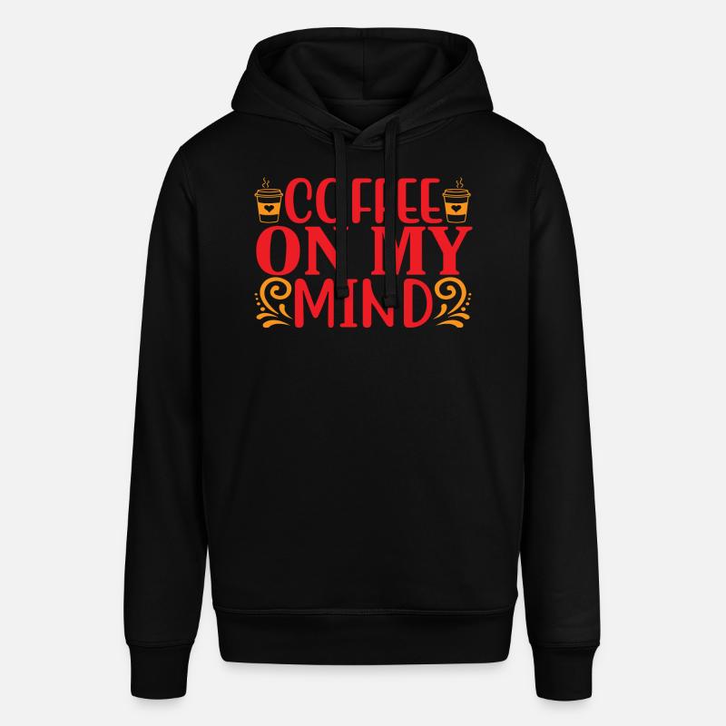 Le café dans mon - Sweat à capuche SOUNDER Stanley/Stella Unisexe - noir