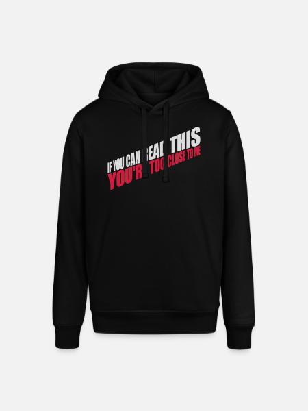 too close to me - Stanley/Stella SOUNDER Unisex Hoodie - black