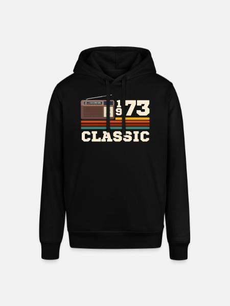 Anniversary 1973 retro classic - Stanley/Stella SOUNDER Unisex Hoodie - black