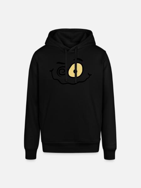 Crazy funny insane smiley face - Stanley/Stella SOUNDER Unisex Hoodie - black